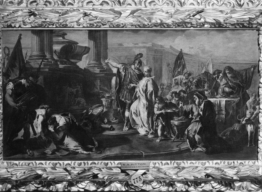  168-Giambattista Pittoni-Il sacrificio di Polissena - Akron, Akron Art Museum 